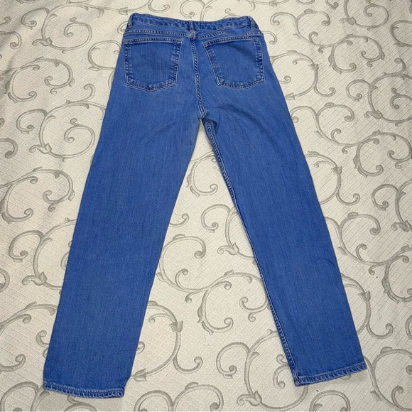 Paris Atelier & Other Stories Bright Blue Wash Straight Leg Jeans Sz 27 - Picture 3 of 8